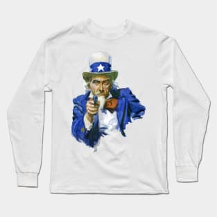 Vintage Uncle Sam Long Sleeve T-Shirt